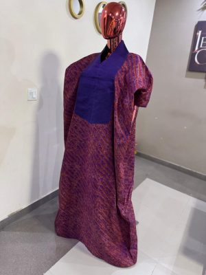 Adire boubou with asooke Free size (Size 14-20)
 - FMU1042