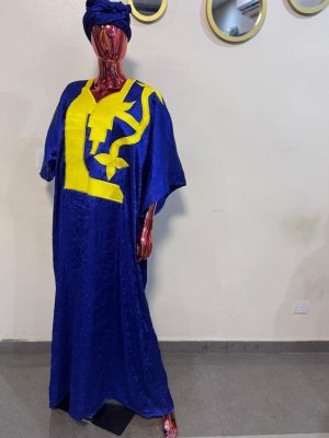 Embroidered boubou Free size (Size 12-18)
 - FMU 1819