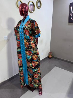 Small adire boubou Free size (Size 14-18)
- FMU1224