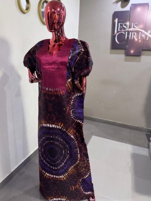 Small adire boubou Free size (Size 14-18)
- FMU1239