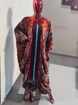 Adire kaftan with asooke Free size (Size 14-18)
- FMU0922