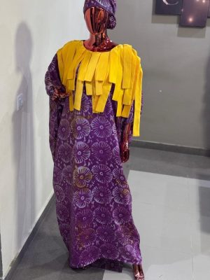 Adire boubou Free size (Size 14-18)
- FMU1142